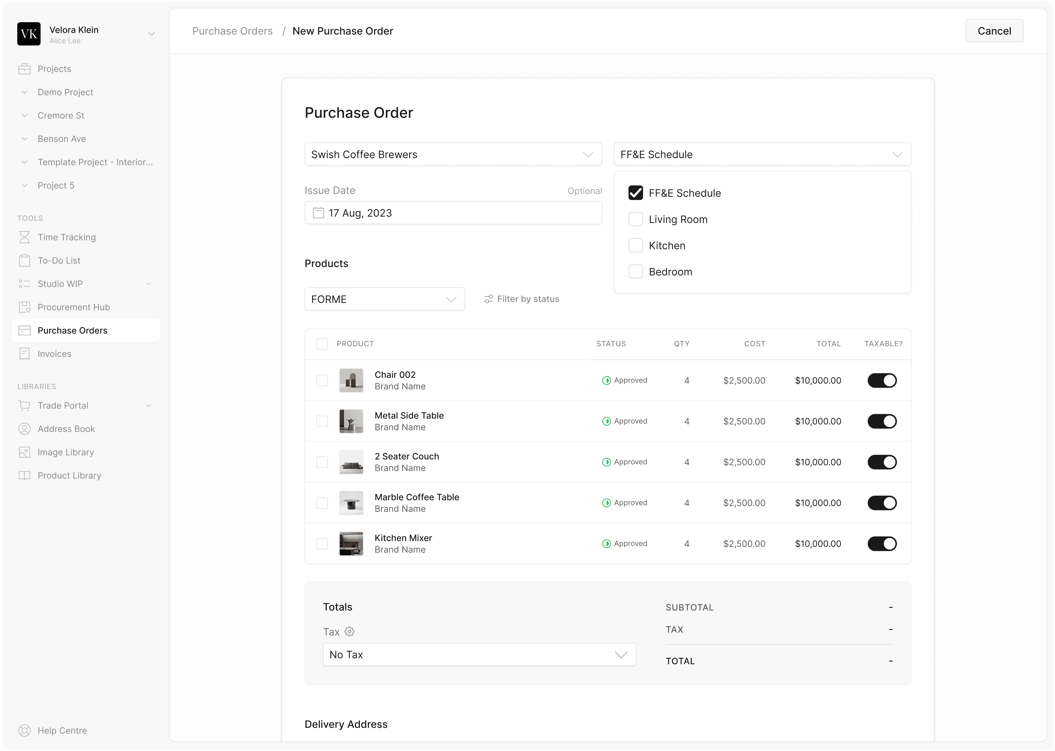 Create New PO 3